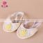 X-8057 Wholesale Women Colorful Beaded Half Soft Sole Ballet Shoes