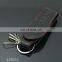 Fashionable metal leather keychain
