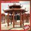 outdoor park garden wood look style aluminum metal gazebo pavilion pagoda gloriette inn shelter