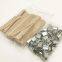 Cheap Natural Candle Wood Wick With Metal Tab For Candle Making