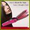 NHC-8890 Hair Curler 3 in 1 Type Hair Trimmer Straightener