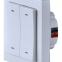 Intelligent lighting control button panel wall switches