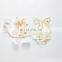 Summer New Baby Fly Sleeve Cute Print Princess Suit Cotton Girl Baby Top Bread Pants Two Piece Set Baby Girl Clothes