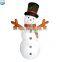 Shivering LED decorations garden yard christmas inflatable snowman with hat for sale NB006-8