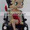 Polyreisn Betty Figurine, Motercycle Betty Boop