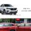 Chrome door visor side window deflector shade sun rain shield silver strips guard for changan CS75