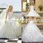 New Arrival Ball Gown Ruffled Organza Lace Bodice  Wedding Dress