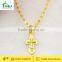 Gold color cross pendant