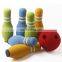 Kids Early Education Toys Safe Foam Bowling Game Toy NBR Mini Indoor Bowling Ball set