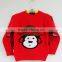 Embroidery pattern girls pullover sweater