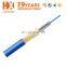 Hanxin 22 years fibra optica communication cables factory indoor armored single mode 1 2 4 6 8 10 core GJSFJV fiber optic cable