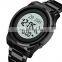 New Skmei 1734 Muslim Qibla Watch Digital Compass Stainless Steel Waterproof Elegant Azan Watch