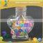Mini Heart-shape Glass Jar With Wood Stopper