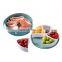 Creative Grid Candy Plate Desktop Plastic Candy Box Portable Snack Dried Fruit Storage Box