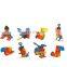 Custom 102pcs Classic Magnetic Building Blocks Creative Construction Toy Building Blocks Toys Safe ABS Plastic for Kids DIY Set