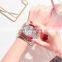 LONGBO 80667 Latest Full Diamond Stainless Steel Bracelet Strap Ladies Watches Analog Quartz Women Watch