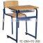 metal primary student desk and chair TC-C04+TC-Z04-V for pupil furniture