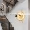 Creative Clock Shape Wall Lamp Decor Simple LED Mounted Lights For Home Indoor Lighting