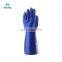 High Quality Liquid Chemical Resistant Heavy Duty Cotton Liner Rough Sandy Finish PVC Coated Work Gloves