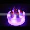 Beer Champagne Wine Portable ice bucket Portable Party Use Led Rechargeable Cooler Glowing Plastic LED ice bucket