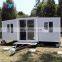 20 ft modern expandable container house with with bathroom  kitchen solar panels China