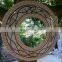 Handwoven Hot Sale Decor Vintage Seagrass Round Mirror Bohemian Art Decor Manufacturer Vietnam Cheap Wholesale