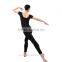 Comfortable Cotton Short Sleeve and Ancke Length Ballet Dance and Gymnastics Unitard For Men