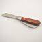 High quality 3cr13 steel double blade cutting garden knife pocket folding grafting knife with wood handle