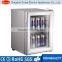Double layers glass door professional mini cooling showcase
