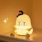 Kawaii Little chubby Night Light Lamp nursery night light Cartoon silicone Night light for Kids Bedside Bedroom Decora