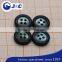 black colour of river shell buttons ,river shells shirt button,R002
