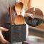 Solid wood knife rack