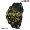 Fashion silicone watch geneva wrist watch new hot sale low price unisex watch