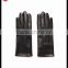 lady's black touch kidskin leather gloves