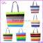 Summer Canvas Women Beach Bag Fashion Color Printing lady Girls Handbags Shoulder Bag