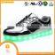 mens dress shoes low cut gold color rechargeable led shoes led lights