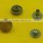 Flat Shape Metal Snap Button In Gold NF Color -- MA1004