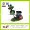 Happy Green Frog Decorative Metal Figure Garden Ornament