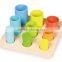 Top Bright Megge Rainbow Tube Game Children Wooden Toy Shape Sorting Toy Confirm to EN 71 and ASTM