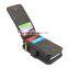 Caseme card slot PU leather flip case for iphone SE/5/5S 2in1 phone back cover and zipper wallet holder case for iphone SE