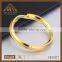 Fashion high quality aperture split keyring gold