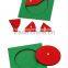 High Quality Preschool Montessori Toy of Montessori Material Metal Inscribed & Concentric Figures