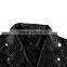 Leather long sleeve lady jackets coats designs dress/female apparel manufacturers