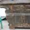 chinese antique black four drawer six door cabinet