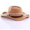 CLFD004 Fashion imtation wool hat New flet fedora Cloche floppy wide brim with strap and rhineston