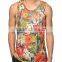 Digital printing man tank tops,custom digital man sublimated tank tops,3d printing man tank tops