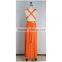Women Bridesmaid Solid Wrap Convertible Multi Way Long Maxi Dress For Cocktail Gown