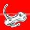 Furniture Hooks Coat Hook Double Prong Aluminum Robe Hook