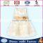 New arrival lovely dusty flower wholesale chiffon baby girl dresses