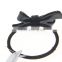 new arrival black hair bow plastic acrylic hair dryer ponytail holders hair accessory